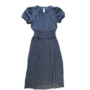 Wild Fable Women's Prairie Floral Blue Dress Cottage Novelty Cottage Girlhood